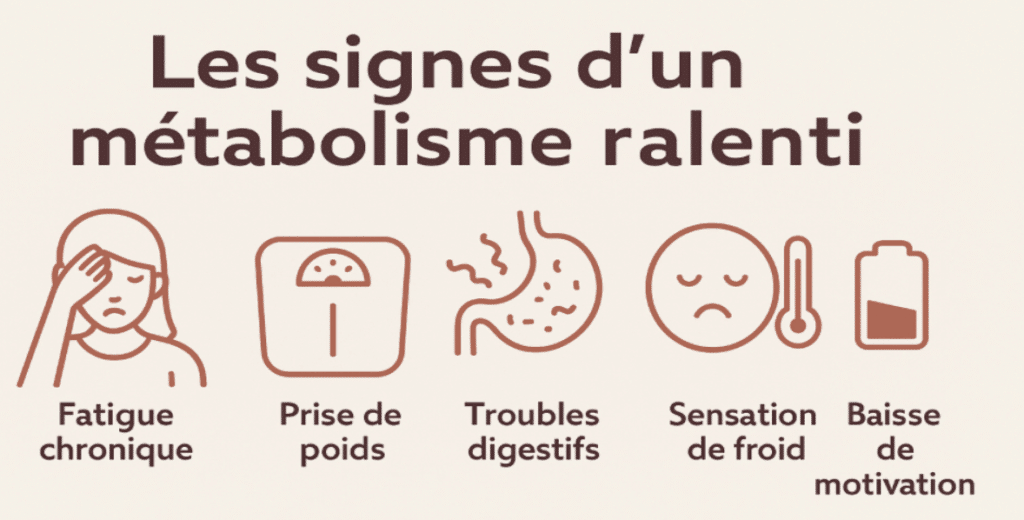 les signes d'un métabolisme ralenti 