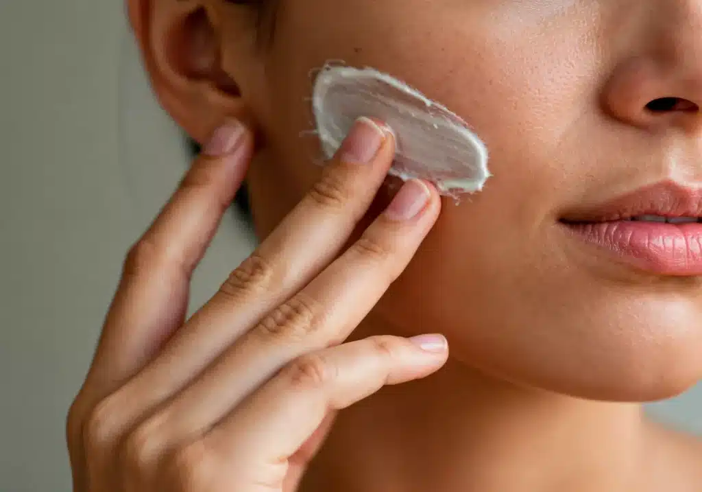 comment appliquer la crème solaire sur le visage